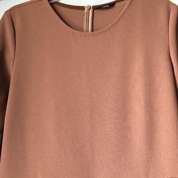 Kaarem Agati Mid Sleeve Jumpsuit- Cocoa Brown Large - Picture 6 of 11